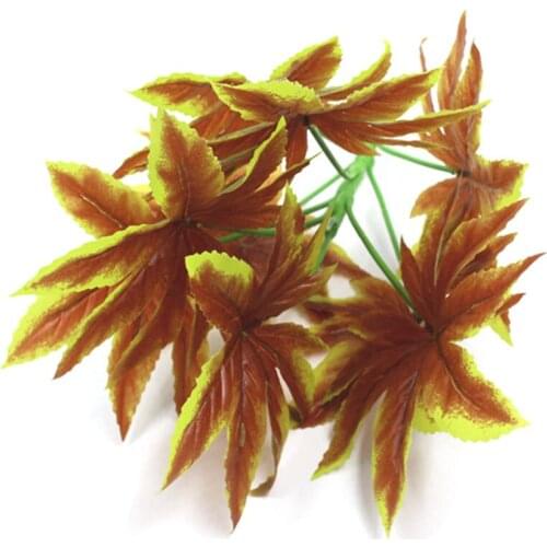 Artificial plants plastic leaf green grass Fake plant decorate flowers For wedding home garden 1 PCS Artificial grass