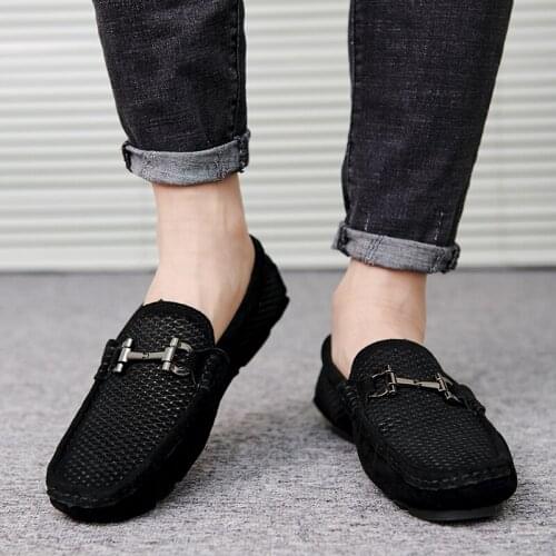 2021 new men sneakers soft mesh breathable slip on Casual Shoes Summer Footwear Fashion Soft Male Outdoor Moccasins Loafers