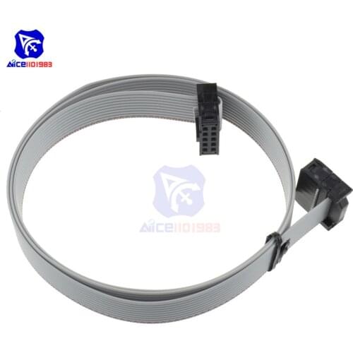 70 CM 10 Pin USB ASP FAI JTAG AVR 10 P IDC Ribbon Flat DATA Cable 2.54mm