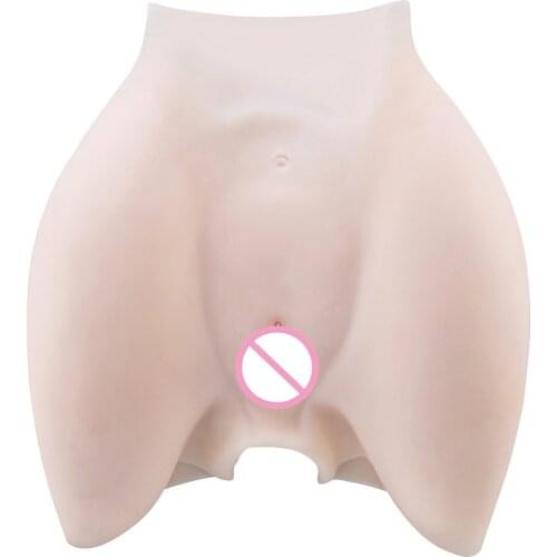 LKZ3D Size L / 14000g Huge Artificial Silicone Buttocks Panties Fake Vagina Ass Hip Enhancer For Crossdresser Zero Two Cosplay