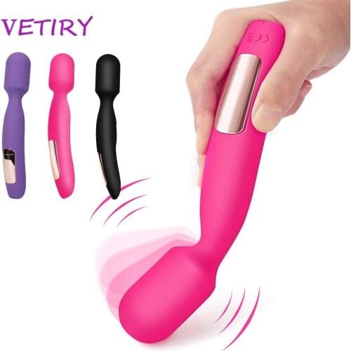 VETIRY Powerful Vibrator 16 Speed Magic Wand Sex Toys for Women Female Masturbation Flirting Vagina Labia Massage Sex Shop