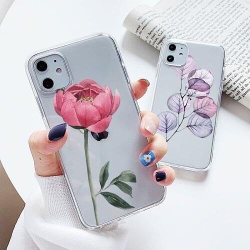 Soft TPU Case For Xiaomi Mi 10T Redmi Note 10 Lite 8 T 8T 9S 9 9A 9C 7 5 6 Poco X3 NFC F2 K20 Pro Max Cute Flower Rose Cover Bag