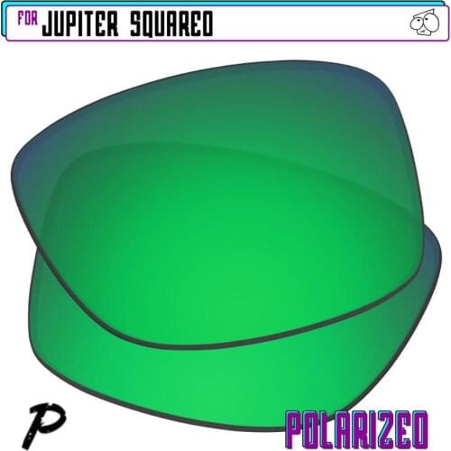 EZReplace Polarized Replacement Lenses for - Oakley Jupiter Squared Sunglasses - Green P