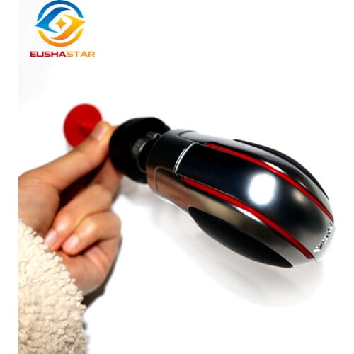 DSG Gear Shift Knob Chrome Gear Shift knob with leather forVW Passat CC Golf 6 J etta MK6 GLI
