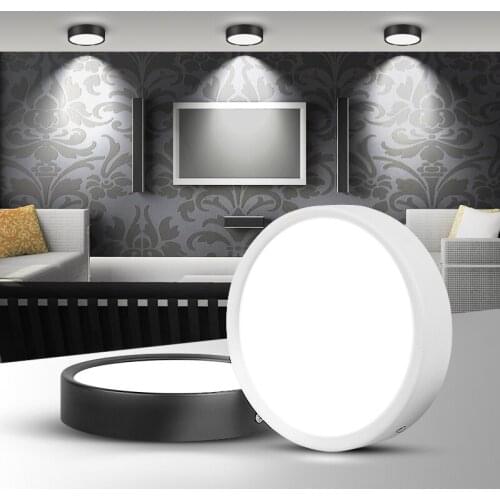 Led Downlight 220V LED Spot Light Surface Mounted Ceiling 5W 10W 15W Down Lights Fixture Ultra Thin Indoor Lighting For Kitchen