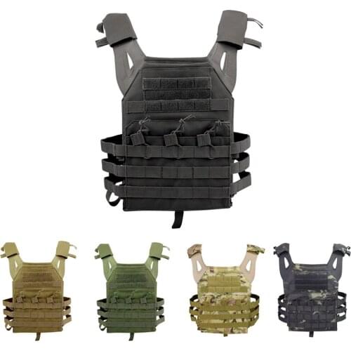 Tactical Vest Military Fans CS Training Vest Airsoft Outdoor 1000D Hunting Vest EVA Thick Plate Army Adjustable Armor