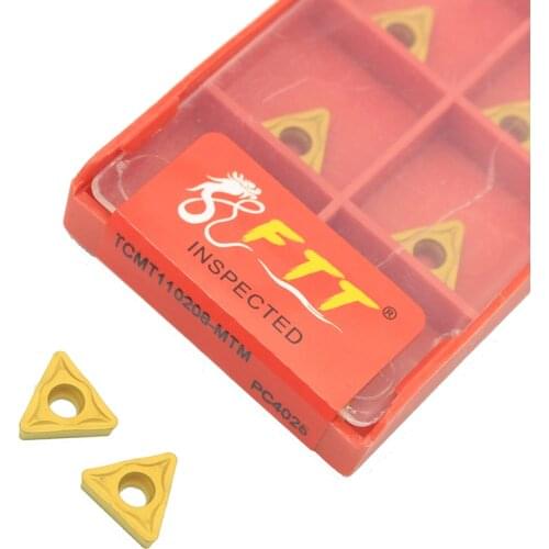 High quality TCMT110208 MTM PC4025 CNC Internal turning blade lathe tools original carbide tool metal Internal Turning tool