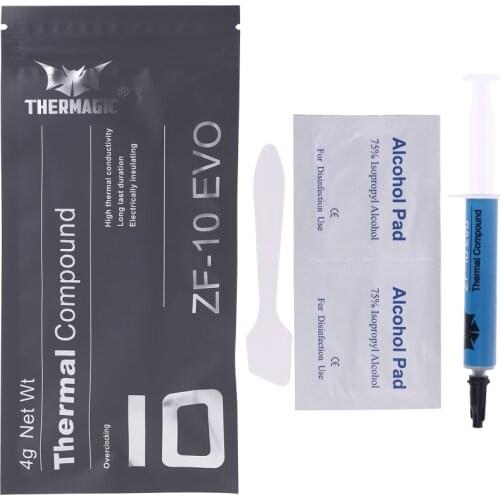 W3JD ZF-10 Thermal Compound Conductive 10.8W/M k Grease Paste Silicone Plaster Heat Sink for CPU GPU Chipset Notebook Cooling