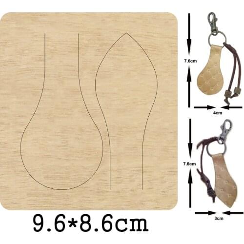 Japan Steel Blade Die Cut Steel Punch Keychain Schoolbag Pendant Cutting Mold Wood Dies Cutter Template for Leather Crafts 2020