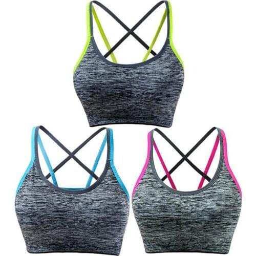 Women Casual Fashion Exercise Back Quick-Drying Sports Home Sleep Tank Top Shockproof Wireless Solid Large Size Tank Top