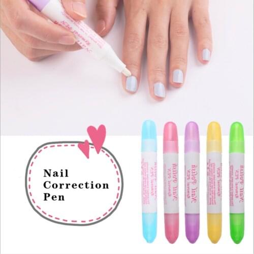1 Pcs/4 Color Nail Polish Corrector Remover Pens UV Gel Polish Remover Manicure Nail Art Tool Cleaner Erase Manicure
