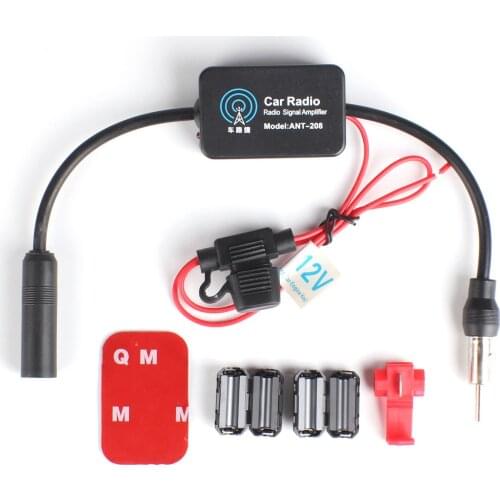 12V Radio Antenna AM FM Amplifier Car Aerial Radio Signal Amplifier FM Booster 80-108MHZ RV Accessories For Boat Caravan Trailer