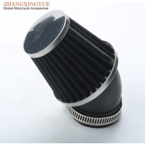 42mm 45 degree angle modified air filter for GY6 ATV karting scooter 125cc-150cc