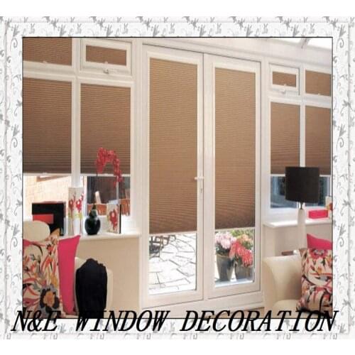 Free shipping customized size high- quality livingroom/office window honeycomb blinds 100% blackout roller blinds