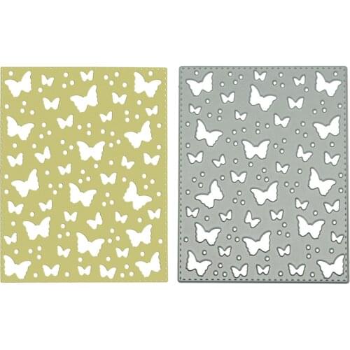 Large Size Butterfly Pattern Metal Cutting Dies DIY Scrapbooking Cover Background For Clipart Card Decorating