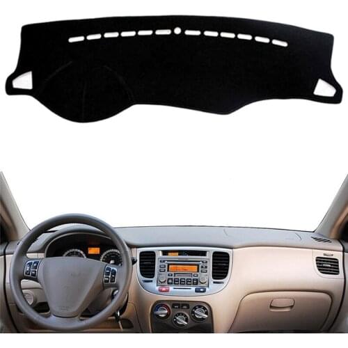 Anti-UV Dashboard Cover Mat Pad For Kia Rio New Pride Rio5 JB 2005 2006 2007 2008-2011 Dashmat Sun Shade Dash Carpet Accessories