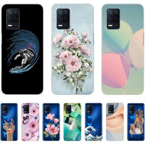 Case for Realme Narzo 30 5G Silicon Luxury Durable Shell Case 6.5inch Tpu Non-slip Soft Bumper Anti-knock Ultra-thin Personality