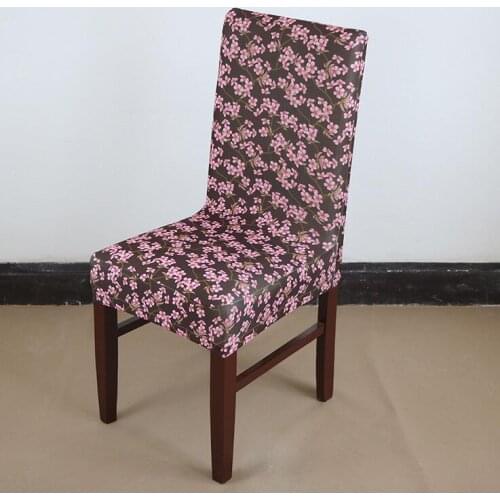 Printing restaurant tables and chairs cover,stretch FABRIC good quality sunflower protective cover,Plum blossom washable covers