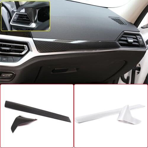 For BMW 3 Series G20 G28 2019-2021ABS Chrome Dashboard Trim Center Console Panel Molding Decorative Car Interior Styling Garnish