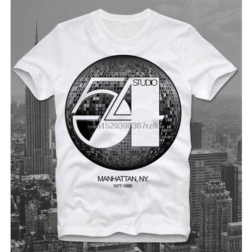 T-Shirt Studio 54 Disco Night Club Retro Vintage Paradise Garage CBGB OMFUG White
