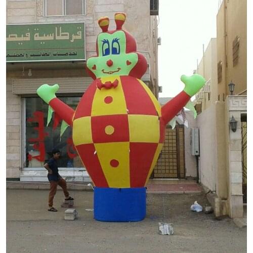 Custom 4mH giant inflatable advertising cartoon character,inflatable standing man model for advertisings