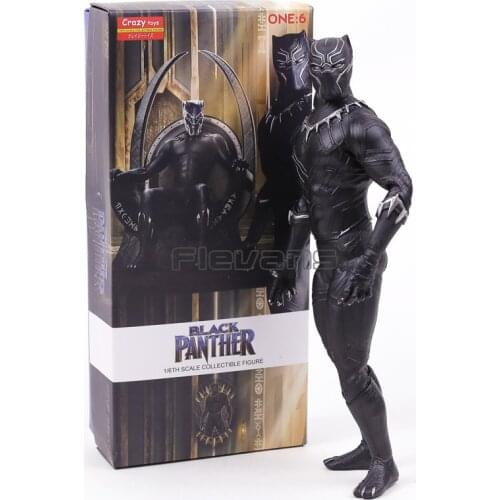 Crazy Toys Avengers Infinity War Super Hero Black Panther 1/6 Scale PVC Action Figure Collectible Model Toy