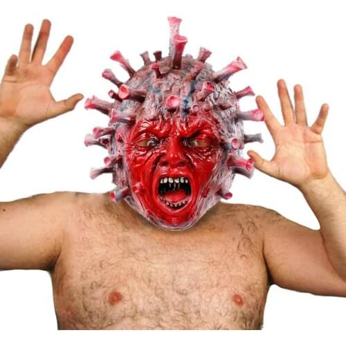 Latex Mask Halloween Scary Fancy Party Costume Cosplay Dress Accessories