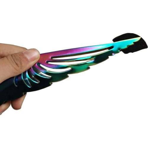 23cm Hookah Accessories Metal Creative Colorful Wings Hookah Clip Narguile Shisha Carbon Clip Barbecue Clip Accessories