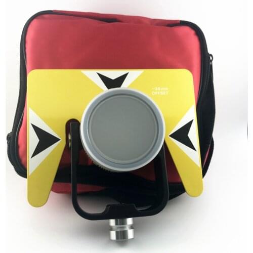 NEW Yellow color single prism with Bag for NIKON TOPCON SOKKIA total station 5/8x11 thread