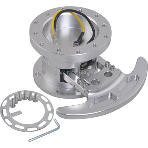 Adjustable 90° Flip Up Tilt Quick Release System Car Steering Wheel Hub Boss