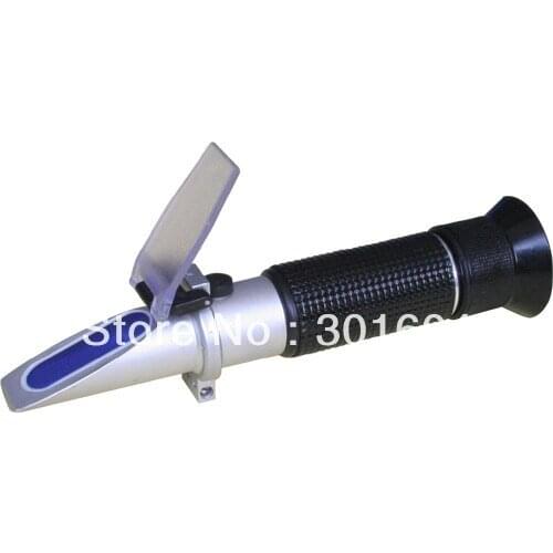 Free shipping hand held 0-50% brix refractometer brix RHB-50ATC
