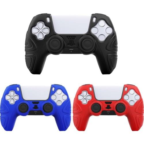 For PS5 Controller Silicone Case For Ps5 Skin Soft Waterproof Anti-Slip Protective Cover For PlayStation 5 Gamepad Joystick