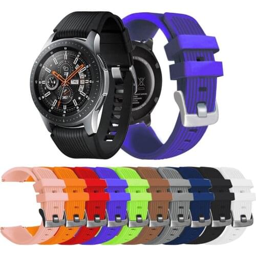 20mm Silicone Wrist Strap for Samsung Galaxy Huawei watch GT2 46mm Smartwatch Smart Watch Soft Band Bracelets Wristband