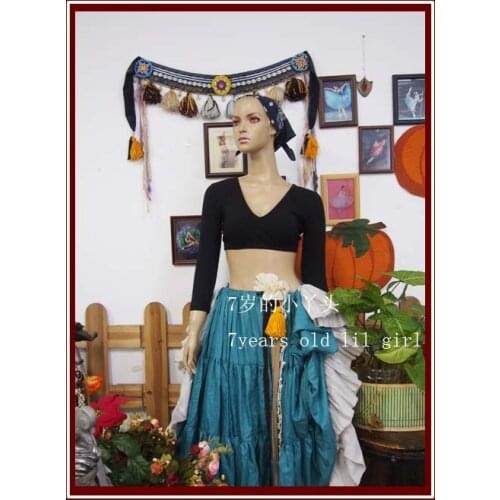 Lycra Cotton Belly Dance Long Sleeves Choli Top AN20