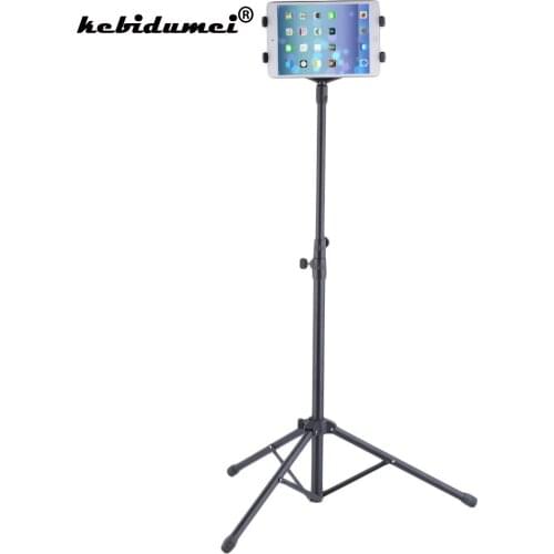 Universal New Tablet Tripod Floor Stand Adjustable Tablet Holder Mount Tablet Support Bracket for 7-10 inch Tablets Pad for Ipad
