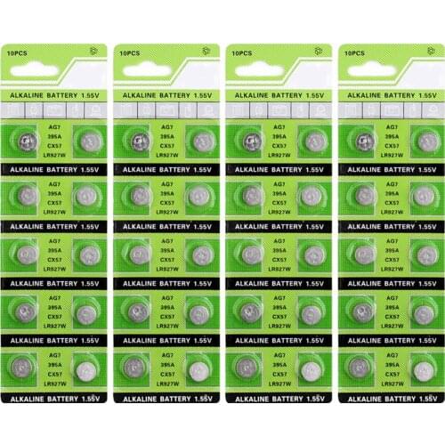 YCDC 40x Long Life Span 195 395 395A 399 523 610 Button Watch Cell 613 SP395 SR57 SR57L SR927 SR927SW SR927W Alkaine Batteries