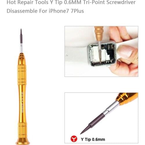 1PC Y Tip 0.6mm Tri-Point Screwdriver Repair Tri-wing Tool for iPhone 7/ iPhone 7 Plus Tri Point Screwdriver Triwing Tool New