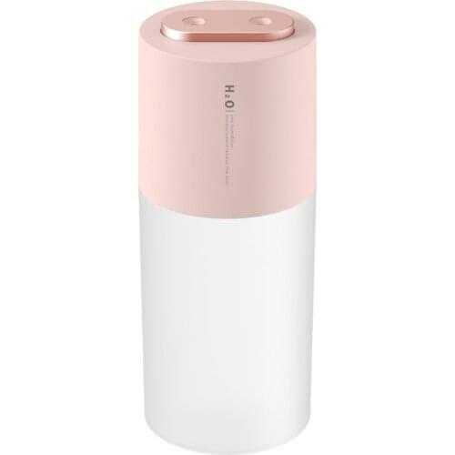400ML USB Car Simple Humidifier Aroma Diffuser Ultrasonic Columnar Cold Fog Office Desktop Night Light Simple Aroma Diffuser