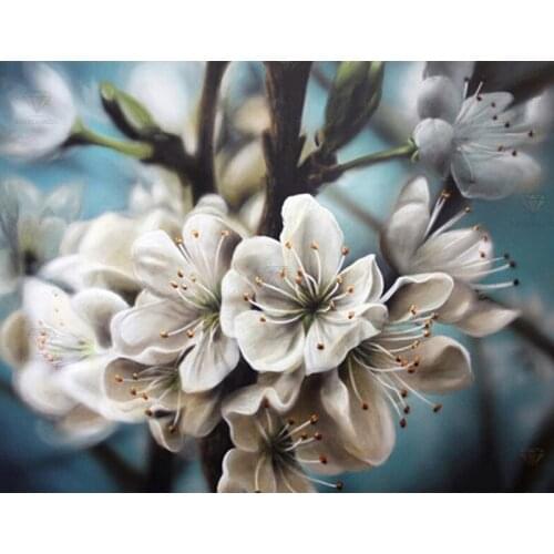 XUEQIXIAOZU Diamond painting flower mosaic Full Diamond Round Diamond embroidery home decoration handmade gift