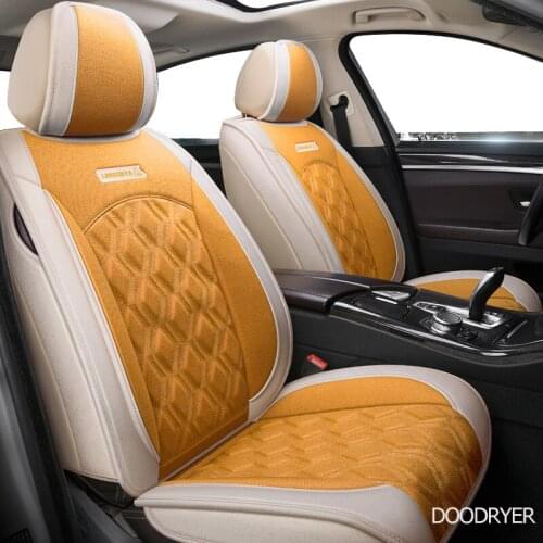 DOODRYER flax car seat covers For mazda 323 626 cx-3 cx-4 cx-5 6 2014 cx 5 7 9 bt50 3 bk bl 6 gg mpv demio premacy seat cover