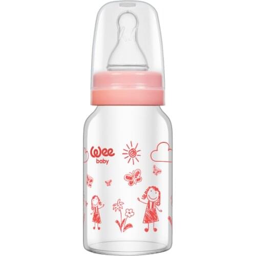 Wee Baby Klasik Isıya Dayanıklı Cam Biberon 120 ml