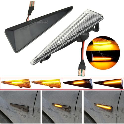 For Renault Megane MK2 CC Scenic Espace 4 Vel Satis Wind Avantime Thalia 2 Turn Signal Side Marker Light Dynamic Flasher Blinke