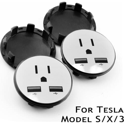 For Tesla Model S X Custom Wheel Center Cap Hub Cover Badge Electric Vehicle Symbol 4 pcs/Lot Replace 6005879