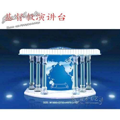 Exquisite Crystal Column Church Pulpit a Magnificent Project Clear Acrylic Plexiglass Lucite Podium Pulpit Lectern