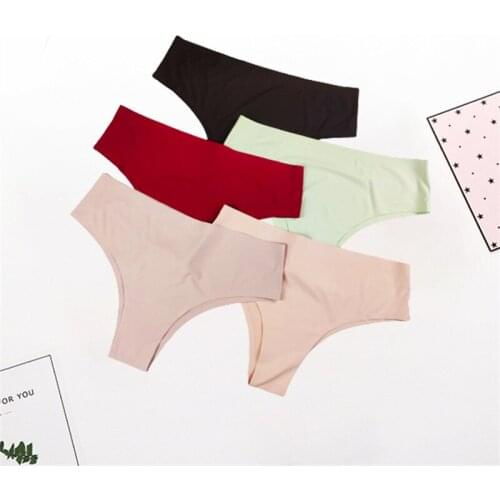 Seamless Panty Set Underwear Female Comfort Intimates Fashion Low-Rise Briefs 11 Colors Lingerie Drop Shipping