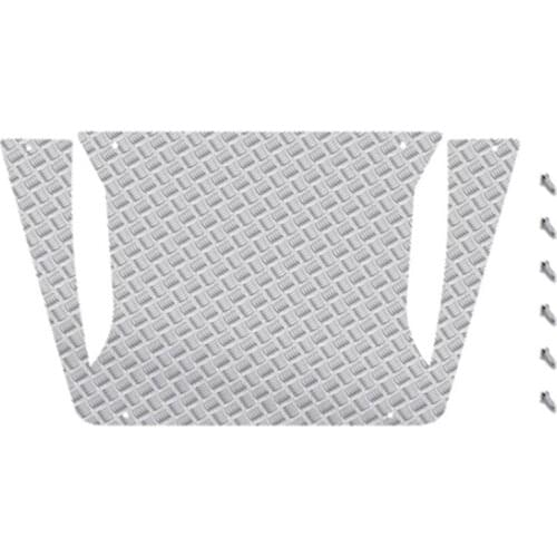 For MN D90 D99S MN99S 1/12 RC Car Upgrade Parts Metal Engine Cover Decorative Sheet Central Skid Plate of the Hood