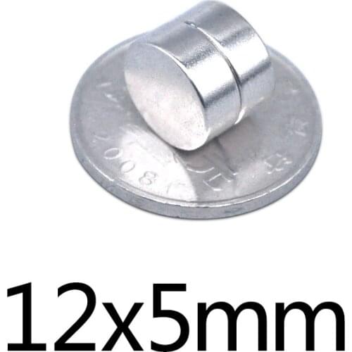 20/50/100pcs 12x5 mm Powerful Magnets 12mmx5mm Permanent Round Magnet 12x5mm Neodymium Magnet Super Strong magnetic 12*5 mm