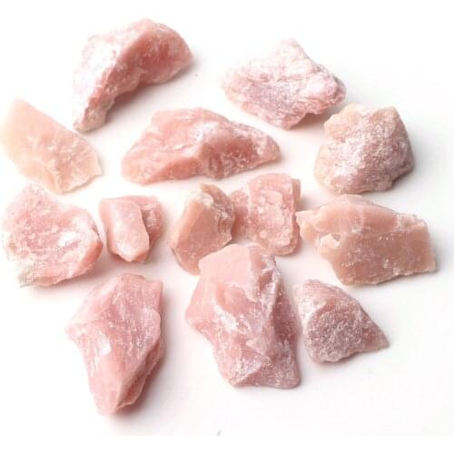 30g/50g Natural Pink Opal Crystal Stone Rough Mineral Specimen Rockstone Healing Home Decor