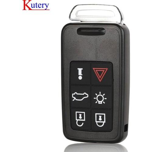 Kutery Smart Car Key Shell Case Cove Fob For Volvo S60 V60 S80 XC70 XC60 V70 2008-2017 Car Accessories Insert Blade no have logo