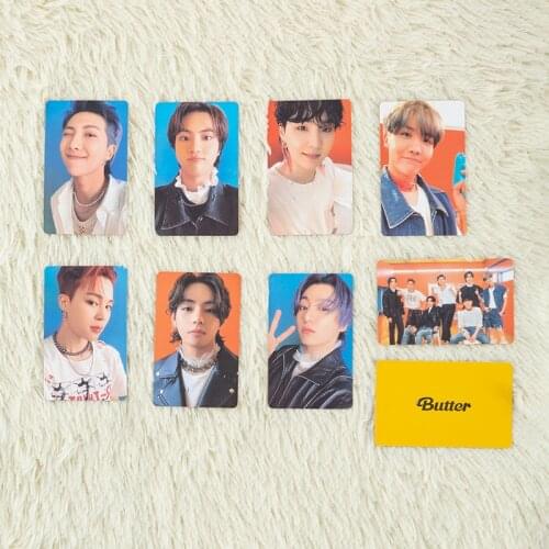 Kpop Butter New Album Little Lomo Cards JUNGKOOK JIMIN RM SUGA JIN V JHOPE Photo Cards Picture Collection Fans Gift